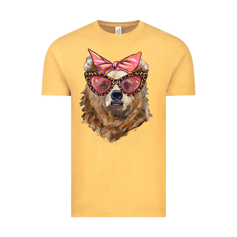 Mama Bear With Glasses And Bandana Vintage Tee by Artiststas | Teevron