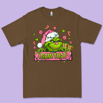 Christmas Characters  I+saw+that+ Premium Tee Designed By Adodesignshop
