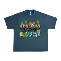 Midnight Navy adulting is some bullshit Urban Heavy Tee - NancyCooperArtShop