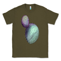 Army Green opunthia santa rita cactus Classic Tee - LillyAllenDesigns