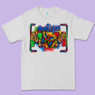 Autism Mom Premium Tee Designed By Zillion Design Studio