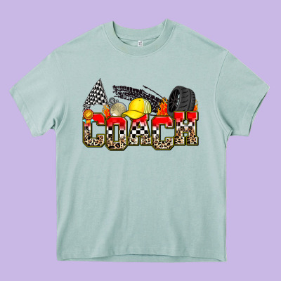 Race Coach Heavy Core Tee Designed By Zillion Design Studio