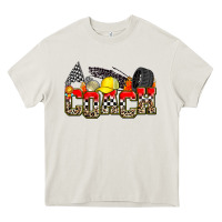 Cream race coach Heavy Core Tee - Zillion Design Studio