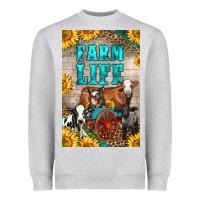 Western Farm Life Heavyweight Sweatshirt | Teevron