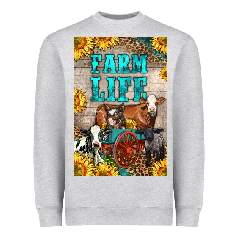 Western Farm Life Heavyweight Sweatshirt by LillyAllenDesigns | Teevron