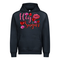 Navy hey sugar with lips and candies olivia Urban Hoodie - OliviaCreatesArt