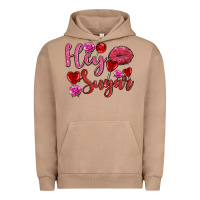 Pigment Burro hey sugar with lips and candies olivia Urban Hoodie - OliviaCreatesArt