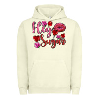 Pigment Pistachio hey sugar with lips and candies olivia Urban Hoodie - OliviaCreatesArt