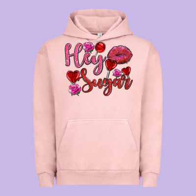 Hey Sugar With Lips And Candies Olivia Urban Hoodie Designed By Oliviacreatesart