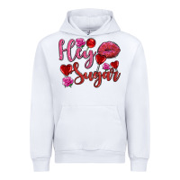 White hey sugar with lips and candies olivia Urban Hoodie - OliviaCreatesArt