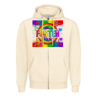Sandshell Foster Love LGBTQ+ Tumbler Zipper Hoodie - BundleAndBundleShop
