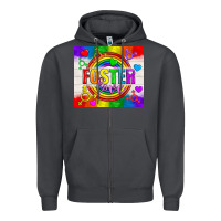 Smoke Foster Love LGBTQ+ Tumbler Zipper Hoodie - BundleAndBundleShop