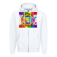 White Foster Love LGBTQ+ Tumbler Zipper Hoodie - BundleAndBundleShop