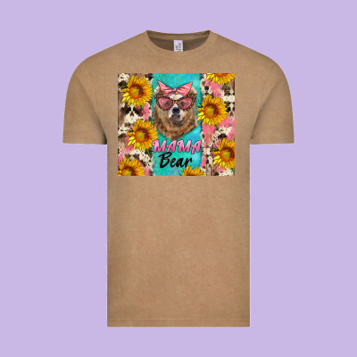 Mama Bear Vintage Tee Designed By Artiststas