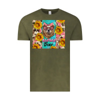Vintage Olive mama bear Vintage Tee - Artiststas