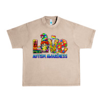 French Oak autism awareness love Urban Heavy Tee - BarkalooDesign