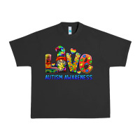 Pigment Black autism awareness love Urban Heavy Tee - BarkalooDesign