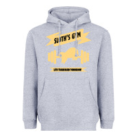 Heather Grey Sloth s Gym Heavyweight Hoodie - Bettercallsaul