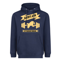 Navy Sloth s Gym Heavyweight Hoodie - Bettercallsaul