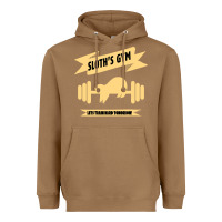 Toasted Coconut Sloth s Gym Heavyweight Hoodie - Bettercallsaul