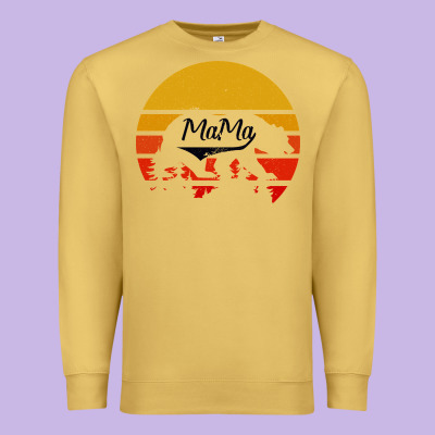 Mama Bear Premium Sweatshirt Designed By Bettercallsaul