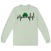 Matcha shamrock heartbeat Long Sleeve Tee - MaliasSmallBusiness