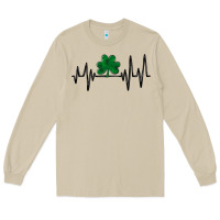 Mushroom shamrock heartbeat Long Sleeve Tee - MaliasSmallBusiness