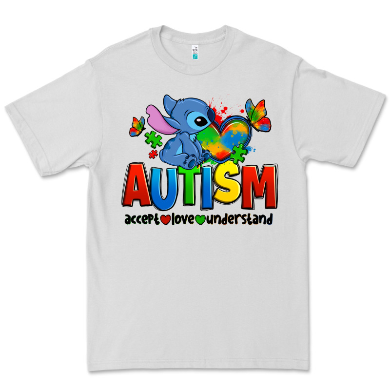 Autism Stitch Accept Love Understand Premium Tee by Zillion Design Studio | Teevron