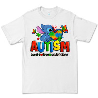 White autism stitch accept love understand Premium Tee - Zillion Design Studio