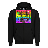 Black Free Nurse Hugs LGBTQ+ Tumbler Zipper Hoodie - BundleAndBundleShop
