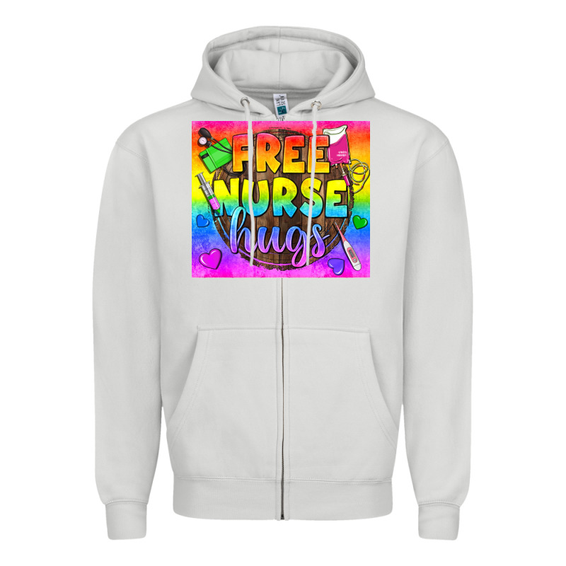 Free Nurse Hugs Lgbtq+ Tumbler Zipper Hoodie by BundleAndBundleShop | Teevron