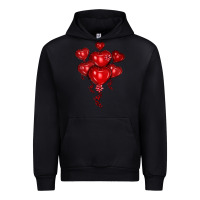 Black heart balloons olivia Urban Hoodie - OliviaCreatesArt