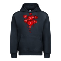 Navy heart balloons olivia Urban Hoodie - OliviaCreatesArt