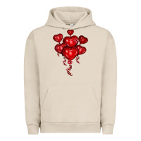 Pigment French Oak heart balloons olivia Urban Hoodie - OliviaCreatesArt