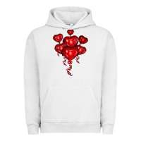 Pigment Lunar Rock heart balloons olivia Urban Hoodie - OliviaCreatesArt