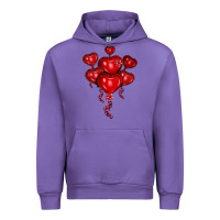 Tulip heart balloons olivia Urban Hoodie - OliviaCreatesArt