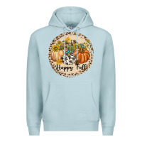 Blue Mist Happy Fall Premium Hoodie - texasbilliewilder