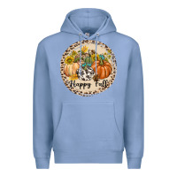 Colony Blue Happy Fall Premium Hoodie - texasbilliewilder