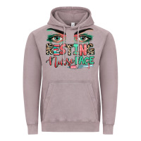 Resting Nurse Face Vintage Hoodie | Teevron