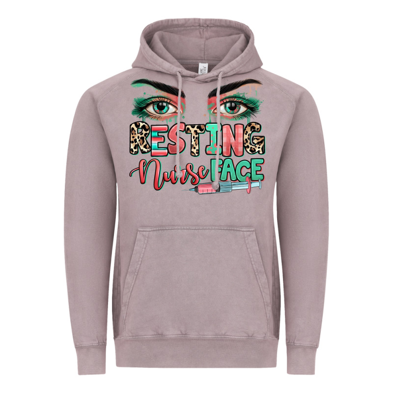 Resting Nurse Face Vintage Hoodie by RanaPortraitStore | Teevron