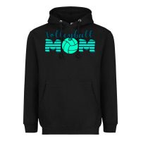 Black Volleyball Mom Heavyweight Hoodie - Bettercallsaul
