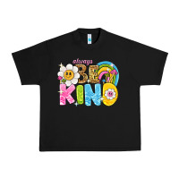 Black always be kind Urban Heavy Tee - NancyCooperArtShop