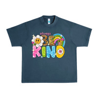 Midnight Navy always be kind Urban Heavy Tee - NancyCooperArtShop