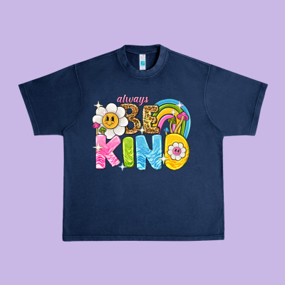 Always Be Kind Urban Heavy Tee Designed By Nancycooperartshop