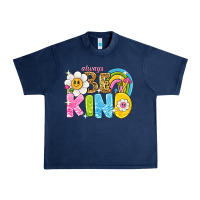 Navy always be kind Urban Heavy Tee - NancyCooperArtShop