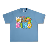 Pebble Blue always be kind Urban Heavy Tee - NancyCooperArtShop