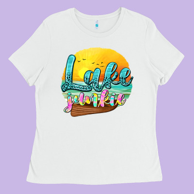 Lake Junkie Ladies Tee Designed By Texasbilliewilder