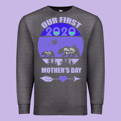 Our First Baby Mama Mother S Day Premium Sweatshirt Designed By Bettercallsaul