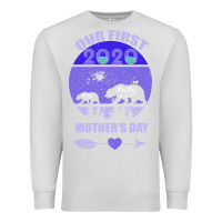Dove Grey Our First Baby Mama Mother s Day Premium Sweatshirt - Bettercallsaul