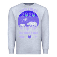Heather Grey Our First Baby Mama Mother s Day Premium Sweatshirt - Bettercallsaul